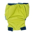 thumbnail image 3 of Barkertime Royal Blue on Yellow Cat Diaper Snappy, 3 of 4