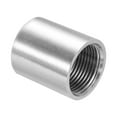 thumbnail image 5 of Uxcell 304 Stainless Steel 3/4 NPT Female Half Threaded Weldable Weld Coupling 5 Pack, 5 of 7