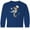 Royal Blue, variant on Inktastic Cute Cookie Cutter Baker Shark with Cookies Long Sleeve Youth T-Shirt