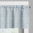 thumbnail image 5 of Ambesonne Rain Valance & Curtain, Rough Edged Aqua Droplets, 55"x24", Petrol Blue Cobalt Blue, 5 of 7
