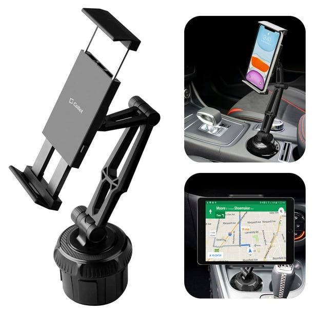 Cellet Tablet/Smartphone Cup Holder Mount, Heavy Duty Automobile Cup