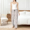 thumbnail image 4 of Balery Christmas Train Pantalones de pijama para mujer, pijamas ultraligeros, pantalones de estar por casa-XX-Large, 4 of 6