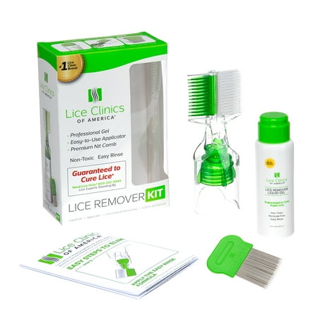 Lice Clinics Of America - Lice Remover Kit - Guaranteed to Cure Lice, Even Super Lice - Non-Toxic and Pesticide-Free, 5.25 fl