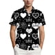 thumbnail image 3 of TaTaai Men Women Casual Printed Shirt Short Sleeve Turndown Collar, Valentine's Day Christmas Soft Elastic Gift, 3 of 7