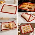 thumbnail image 6 of Silicone Baking Mats for Oven, Locking Dials Silicone Fiber Baking Mat, Nonstick Reusable Heat Resistant Baking Sheet Corners Snap Together to Form Leakproof Oven Liner, 6 of 7