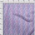 thumbnail image 3 of oneOone Velvet Purple Fabric Travel Craft Projects Decor Fabric Printed By The Yard 58 Inch Wide, 3 of 4