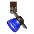 thumbnail image 2 of Cal Lighting HT-999-LED Plastic Track Fixture in Rust/Frosted Blue, 2 of 3