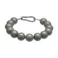 thumbnail image 2 of S SERENABLE Flagpole Retainer Ring Bead Chain Acrylic Beads Weights Flagpole Accessories Gray, 2 of 9
