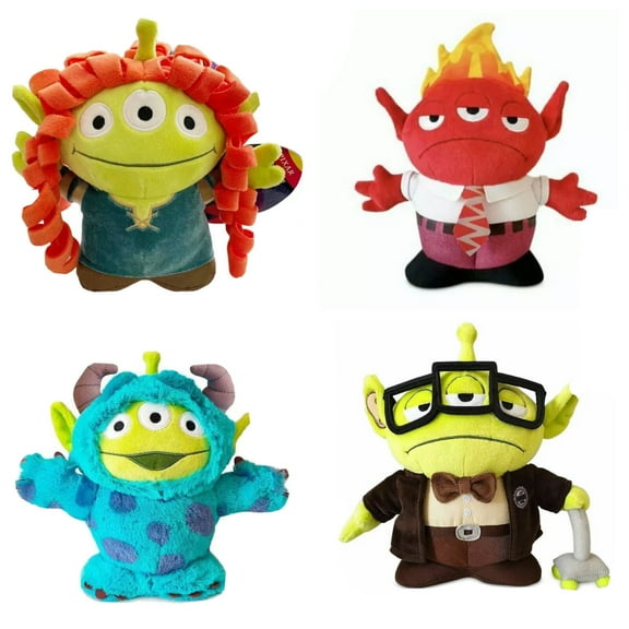 Toy Story Alien Remix Plush Brave Merida & Anger Carl Fredricksen & Sulley Plush New