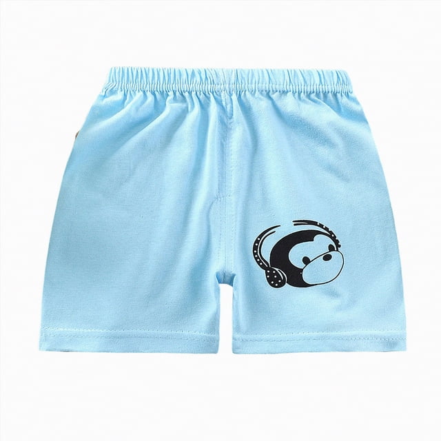 NIEWTR Boy's Performance Basketball Shorts Breathable Mesh Athletic Shorts with Pockets for Gym Games(Blue,2-3 Years)