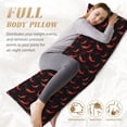thumbnail image 3 of KLL Ultra Soft Microfiber Body Pillow Cover/Pillowcases 20"x54" with Hidden Zipper Closure-Red Hot Chili, 3 of 5