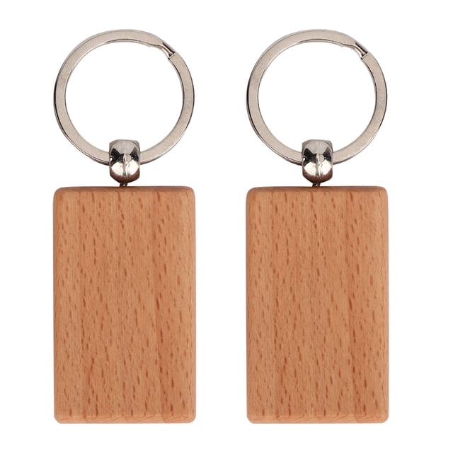 Bag Decoration,10PCS Beech Wood Key Wooden Key Chain Wood Keychains Quality You Can Trust