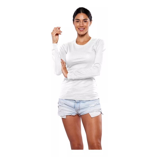 Playera Mujer Manga Larga 100% Algodón Multicolor Alfani