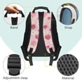 thumbnail image 5 of Yspwyqan Girls Backpack and Lunchbox Set, Strawberry Pink Axolotl 4 Piece School Backpack Set, Lightweight Trendy Daypack Fits 13 Inch Laptop for High School Travel Hiking, 5 of 7