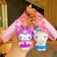 thumbnail image 2 of Sanrio Hello Kitty llavero Curomi Cinnamoroll Kawaii moda chica bolso colgante mochila muñeca llavero juguetes para niños regalo de cumpleaños, 2 of 4