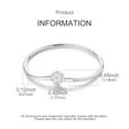 thumbnail image 3 of MULA European 925 Sterling Silver Butterfly Clasp Snake Bracelet for Charms Women Jewelry, 3 of 6