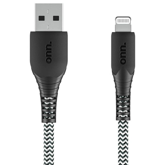 Câble Tressé 6 Pieds/1.8 m Lightning vers USB-A, pour Apple, Transfert pendant la Charge