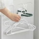 thumbnail image 4 of Multifunctional Clothes Hanger Storage Rack Punch-Free Wall-Mounted Double-Layer Foldable Clothes Rack Storage Rack C, 4 of 5