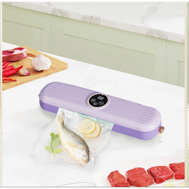 Danhjin Sealer High-power LCD Screen Vacuum Sealing Machine Household Fully Automatic Vacuum Packaging Machine Plastic Sealing Machine Pumping Food Vacuum Sealing Machine