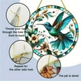 thumbnail image 6 of SLYNSHome Sun Catcher Stained Glass Window Hanging,Birds Lover Gifts for Women Suncatcher for Window Garden Home Wall Decor, 6 of 9