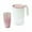 Pink, variant on Summercome Water Pitcher with 3 Cups, 2/5 Gallon Pitcher, Clear Plastic Pitcher with Flip-top Spout Lids, Iced Tea Pitcher for Fridge, Freezer/Dishwasher Safe, BPA Free Free