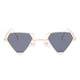 thumbnail image 2 of de sol triangulares marco Punk, para exteriores, Negro grisáceo Colcomx Gafas de sol estilo punk para mujer, 2 of 8