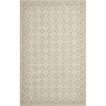 SAFAVIEH Chelsea Sorrel Geometric Wool Area Rug, Tan/Ivory, 7'9" x 9'9"