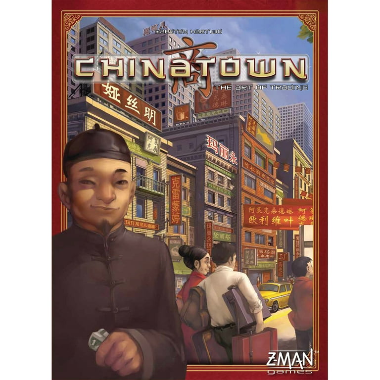 チャイナタウン ボードゲーム Chinatown Board Game for Ages 13 and up, from Asmodee