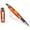 Orange & Black, variant on Orange & Black Marbleized Gloss Body, Tuscany Rollerball Pen (Black Ink, Medium Tip 0.7 MM)