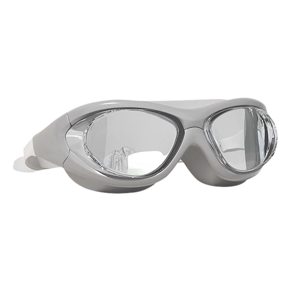 Swimming Goggles for Adult Men Women, Wide View Swim Goggles Anti Fog No Leaking, UV Protection Clear Lens for Pool and Open Water Swimming, Soft Silicone Comfort Fit