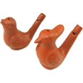thumbnail image 1 of Novedad Water Bird Warbler Silbato de agua de cerámica para niños (2 piezas, marrón) ShuxiuWang 8390611630492, 1 of 1