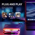 thumbnail image 5 of Umaniy Reproductor de DVD RGB para computadora portátil, unidad de CD externa para Mac, USB 3.0 USB C, grabadora de CD portátil, unidad de disco externa, lector de DVD, unidad ROM compatible con compu, 5 of 5