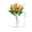 🥝 Orange_Hot#319, variant on Artificial Flowers Set 2pcs –Faux Blossoms Stems Home Decor Ornaments Wedding Decorations Props, Long-Lasting Reusable No-Maintenance