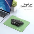 thumbnail image 4 of TECKNET BASICS Mouse Pad with Anti-fray Stitching, Waterproof Non-Slip Base, Stitched Edges Gaming Mouse Mat for Laptop, Compatible with Laser/Optical Mice - LT.Green, 4 of 7