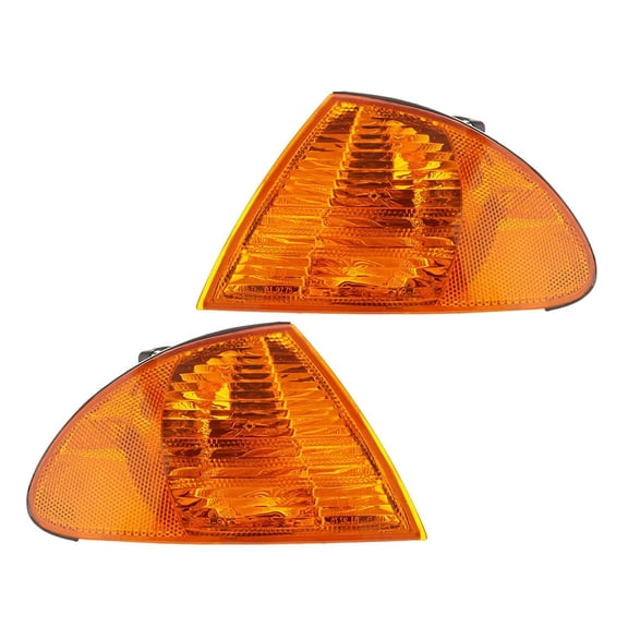 EPIC LIGHTING OE Style Halogen Corner Lights Assembly Replacement for BMW 99-01 323i 328i 2001 320i 325i 325xi 330i 330xi [ BM2520104 BM2521104 63136902765 63136902766 ] Pair