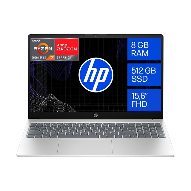 Laptop HP 15-fc0287la AMD Ryzen 7 8GB RAM 512GB SSD