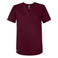 thumbnail image 1 of Adar Universal Mens V Neck Tunic Top 1 Pocket - 6011 - Burgundy - 4X, 1 of 3