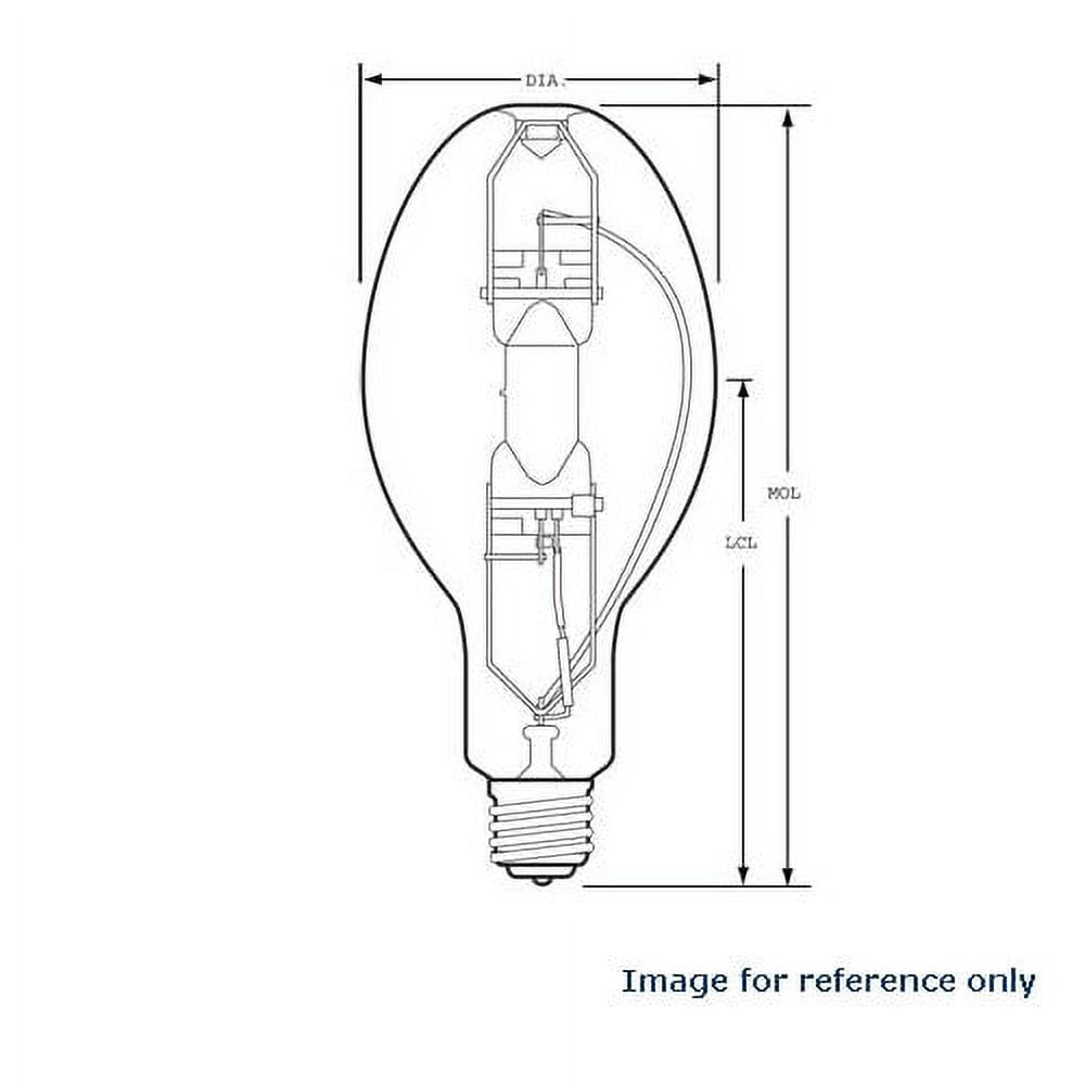 GE 11145 - MVT400/C/VBU 400 watt Metal Halide Light Bulb - Walmart Business  Supplies, image size:1000x1000