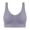 Gray, variant on HomeDM Womens Seamless Bras - Sizes S-4XL Plus Size No Underwire Everyday Bras Supportive Wireless Push Up Full Coverage Bralettes Comfort Solid Color T-Shirt Bra - Nude/M