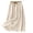 Beige, variant on Womens Midi Skirt, Plaid Print Drawstring Elastic Waist Linen Skirts Loose Lightweight Daily&Vacation Ladies Summer Vintage Fashion Casual Skirt