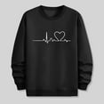 thumbnail image 5 of PNTUTB Men's Fashion Valentine's Day Print Long Sleeves Crew Neck Pullover Casual Loose Comfort Sweatshirts, 5 of 6