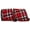 Red & Black, variant on JAM Paper Plaid Christmas Multi-color Polyester Ribbon, 10yd x 4in, 1/Pack