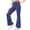 Navy, variant on xaoyunyn Wide Leg Pant for Girls Casual Solid Color Elastic Waisted Flare Sweatpant with Pocket 3-13 Years