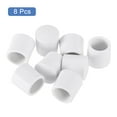 thumbnail image 3 of Uxcell Door Stop Bumper Tips 8Pcs Rubber Door Stopper Tips Caps Bumper Replacement Ends for Doors White, 3 of 5
