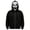 A Vermilion, variant on Horror Ghost Face Full Zip Hooded Sweatshirt, Novelty Masked Hood Activewear Apparel for Adults Halloween Cosplay