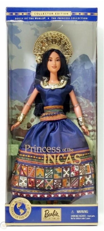 Princess of The Incas Barbie Dolls of The World Princess