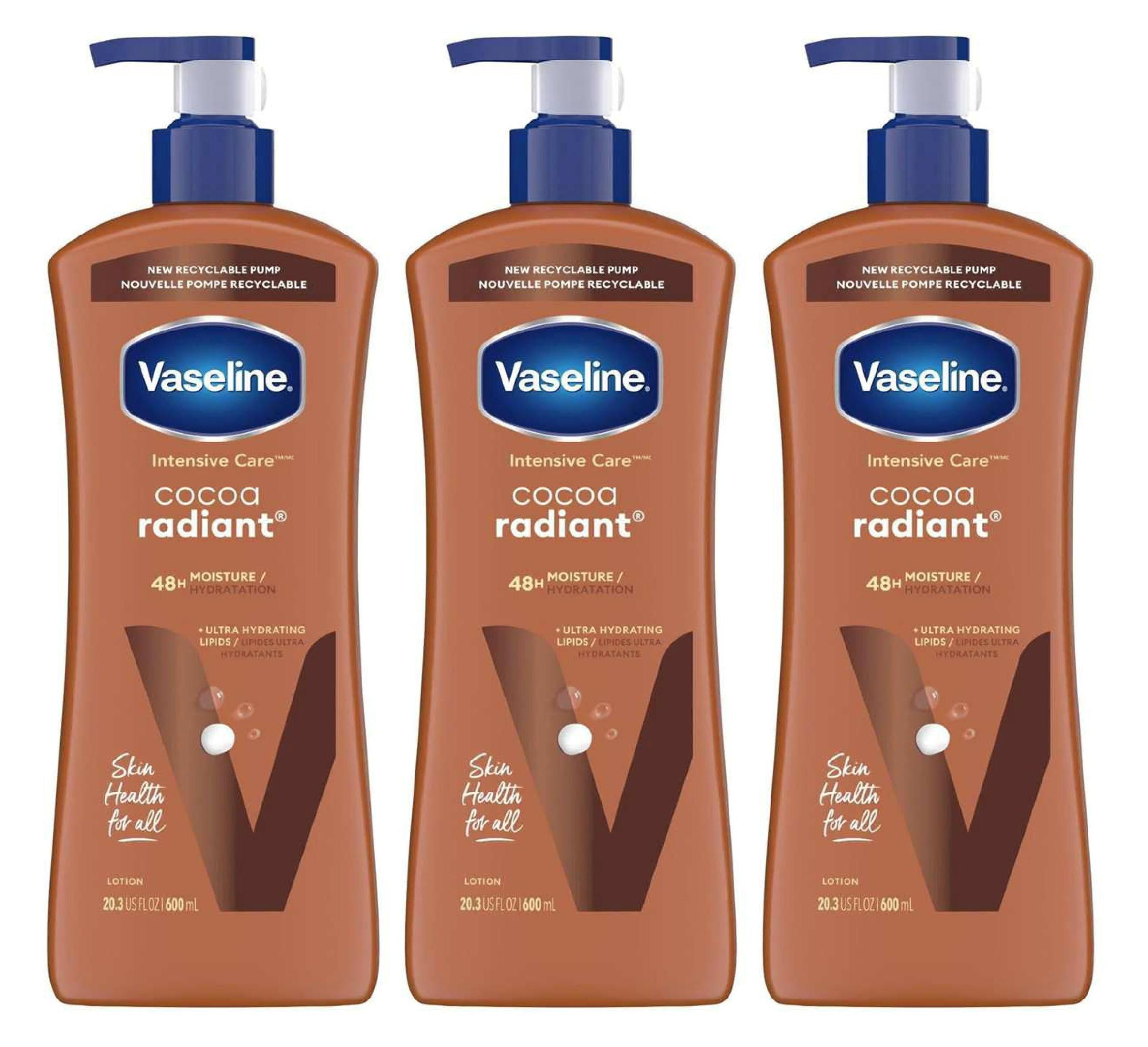 Vaseline Intensive Repair Cocoa Radiant Body Lotion, 2 pk./20.3 fl