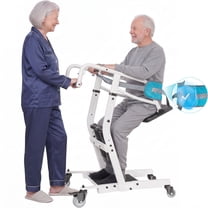 CHITOOMA Sit to Stand Lift with Wheels for Elderly,Stand Assist ...