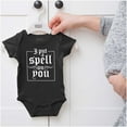 thumbnail image 5 of Halloween I Put A Spell On You Bodysuit Jumper Girls Infant Baby Brisco Brands NB, 5 of 6