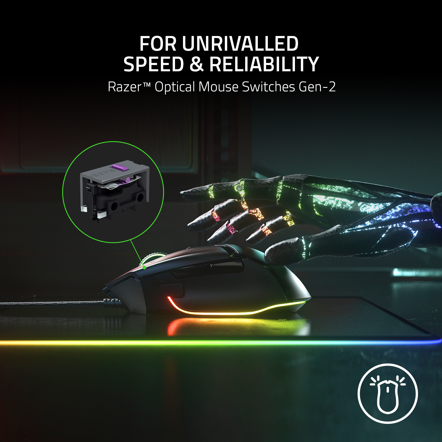 Razer Basilisk V3 Wired Gaming Mouse with 26K DPI Sensor photo 6